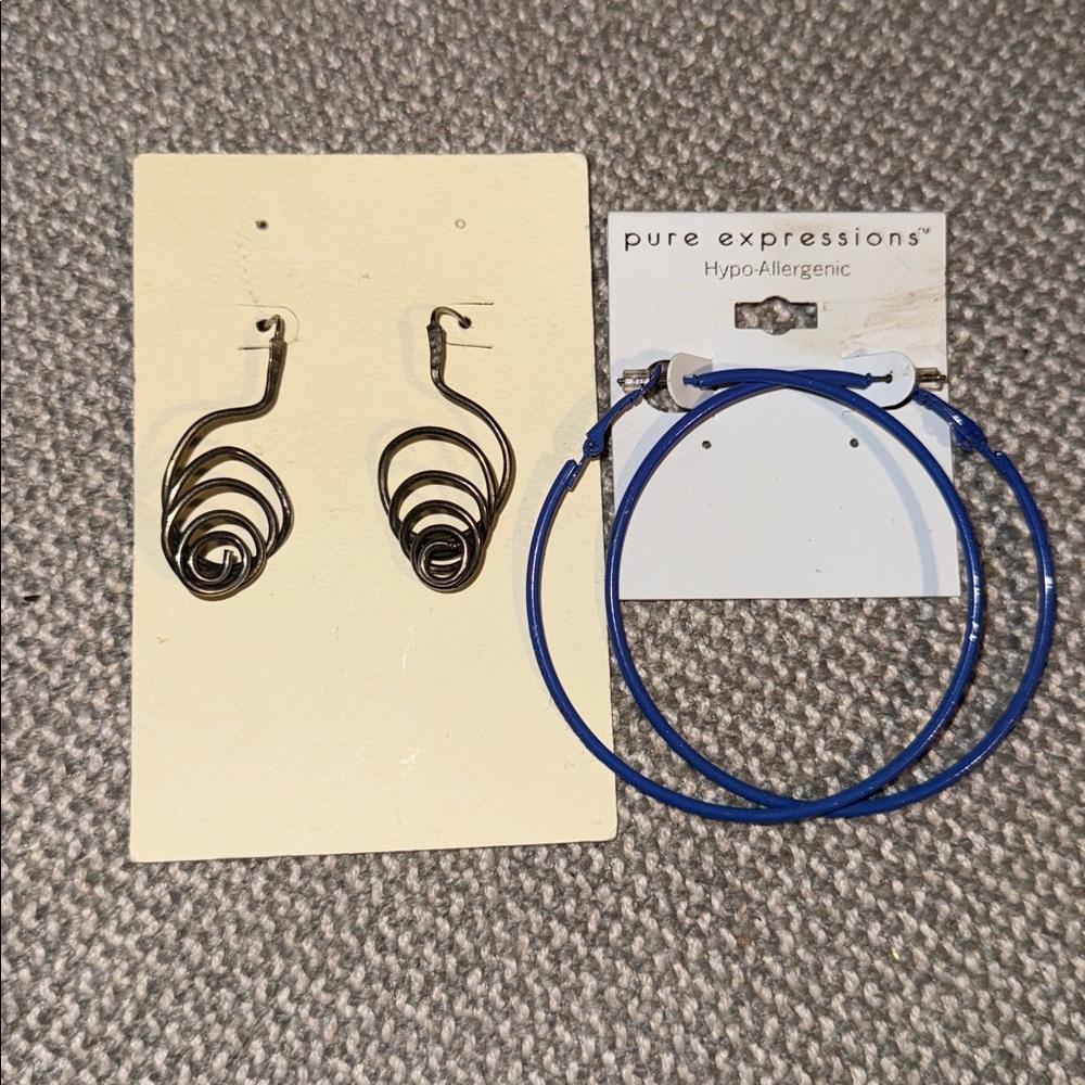 5/$25 Hoops and Spirals Earrings